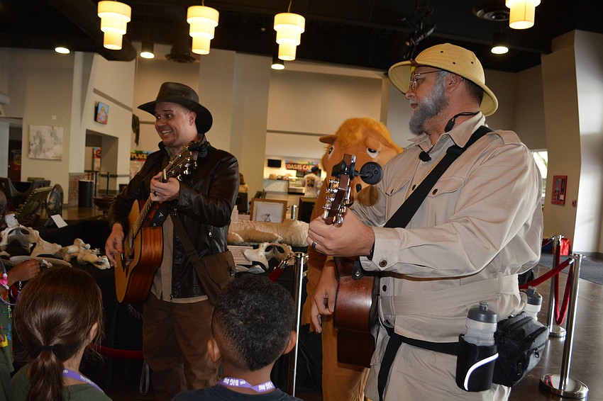 Bayside's youth pastor Luke  Graham, as Dr. Fissil Fossil, spontaneously performs a VBS song with Travis Simpson (camel) and Josh Johnston.
