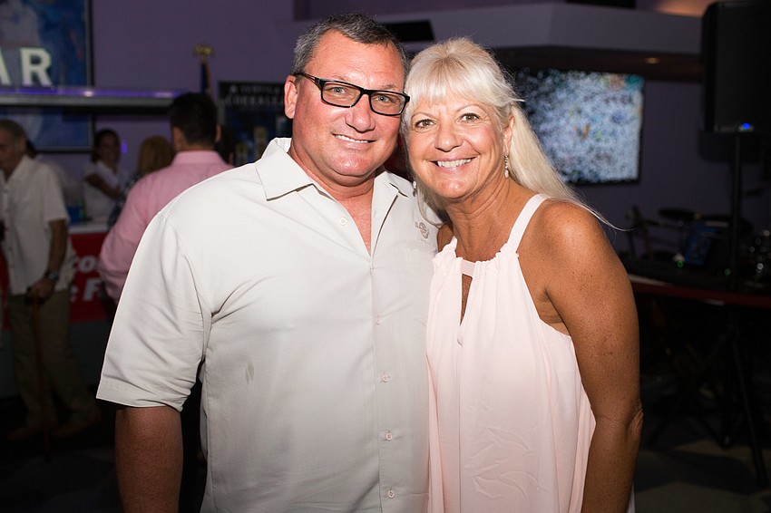 Richard Davis and Festival Director Lucy Nicandri