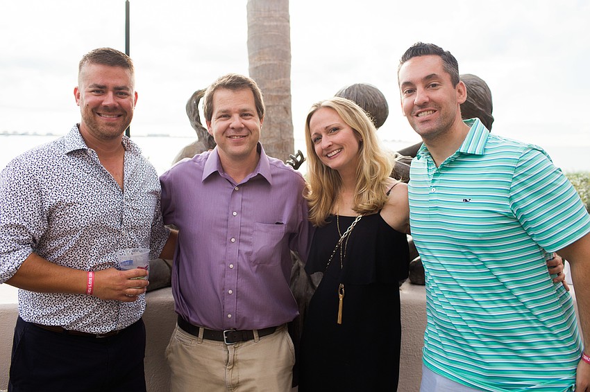 Nick Dzembo, Mike Hankin and Erin and Patrick Duggan