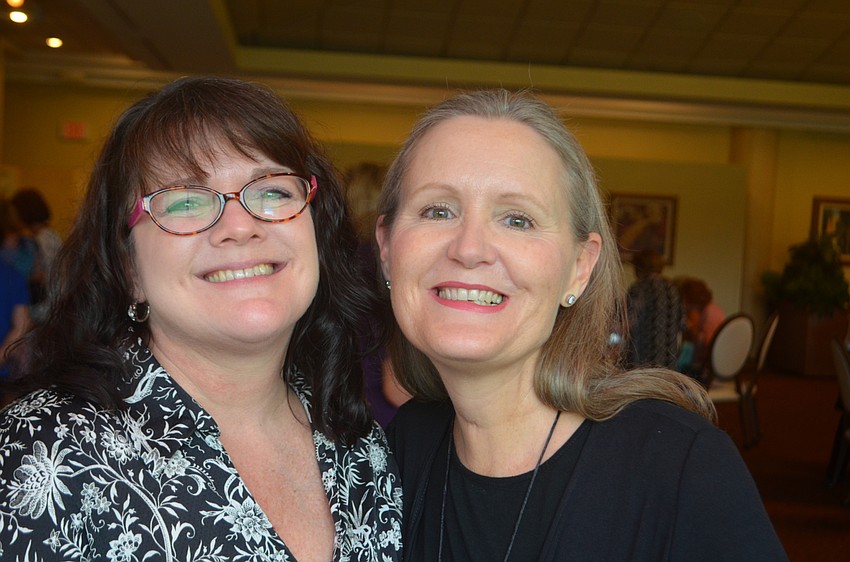 Beth Dunlop and Nikki Kinnett learned about how nutritionists test for food sensitivities.