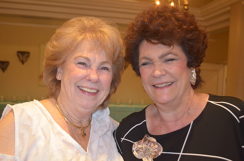 Jan Sharpe and Leslie Kudla were chatting with vendors about how to have more energy.