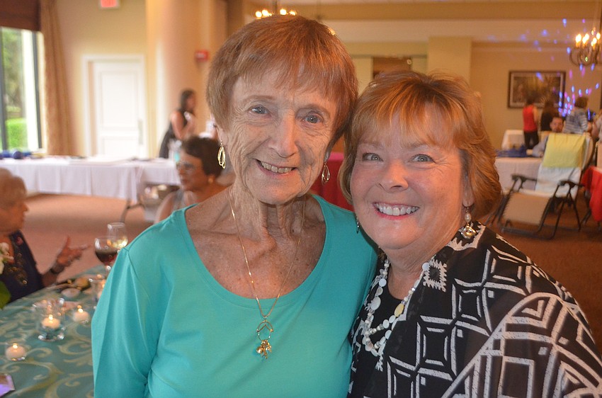 Elinor Mcfarlane and her daughter-in-law Mary Mcfarlane, enjoy a girls night out.