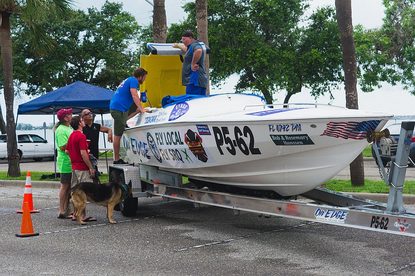 Race fans meet with race teams and get the chance to explore their boats.