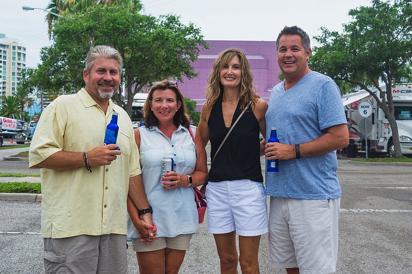 Steve and Melissa Schnare with Kris and Matt Rollings