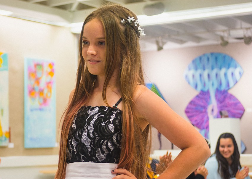 Allison Layendecker is wearing her outfit called 