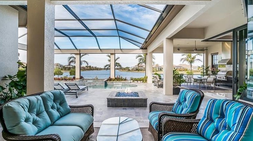 The home at 8020 Bowspirit Way has  has four bedrooms, five baths, a pool and 4,373 square feet of living area.