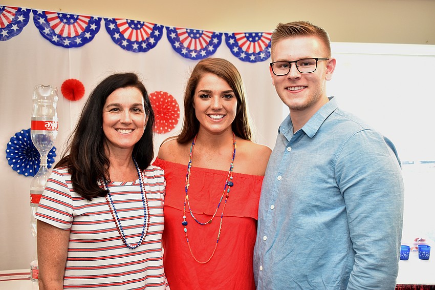 Leslie and Megan Williams and T.J. Gawalis