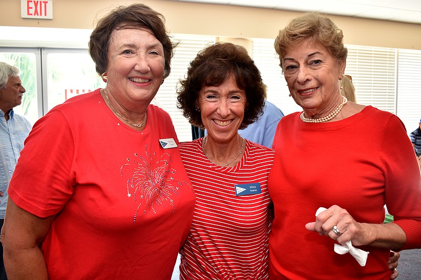 Nancy Hoey, Hilory Seaton and Joyce Dombrowski