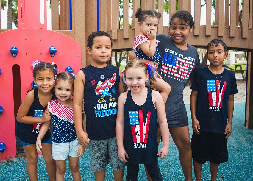 Samarah Miles, Kylie Bibart, Trachion Miles, Jonita Heard, Julie and Nyasia Williams and Thomas Davis