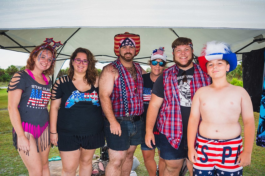Kylee Blozouski, Kathryn Bruno, Steven Isenhart with Trish, Ryan and JT Sizemore.