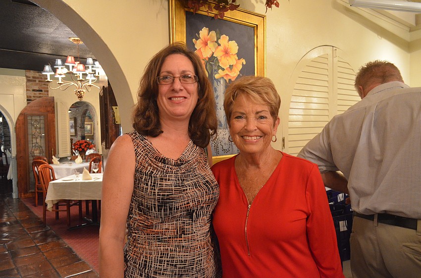 Natalie Lickfield, of One Stop Cooling & Heating, and Pat Mock, of Design 2000