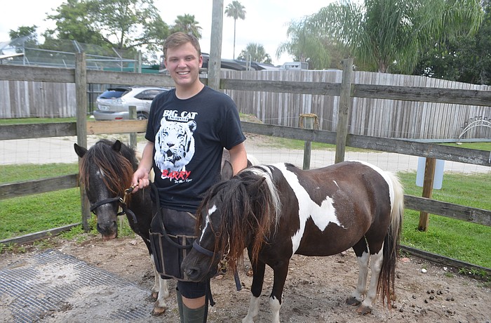 Brett McDowall says his favorite horse's name is Patches.