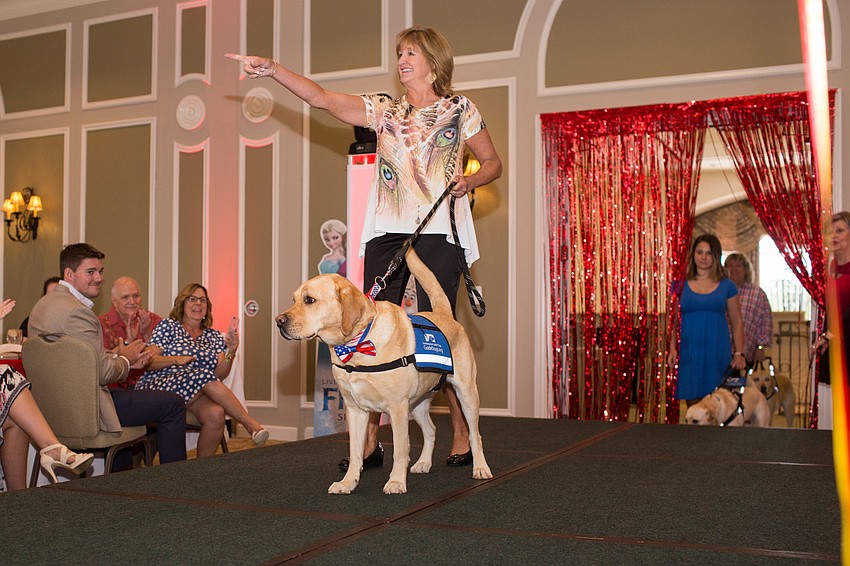 Proceeds from the night went to Southeastern Guide Dogs.