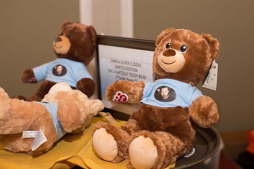 Guests were able to buy Bears Who Care with actor Eric Martsolf's face on them.