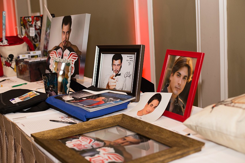 Celebrity and Disney items were available through the silent auction.