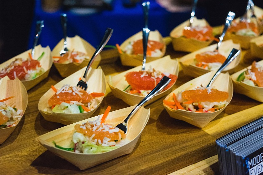 Tableseide Restaurant Group serves Poisson Cru of Lionfish.