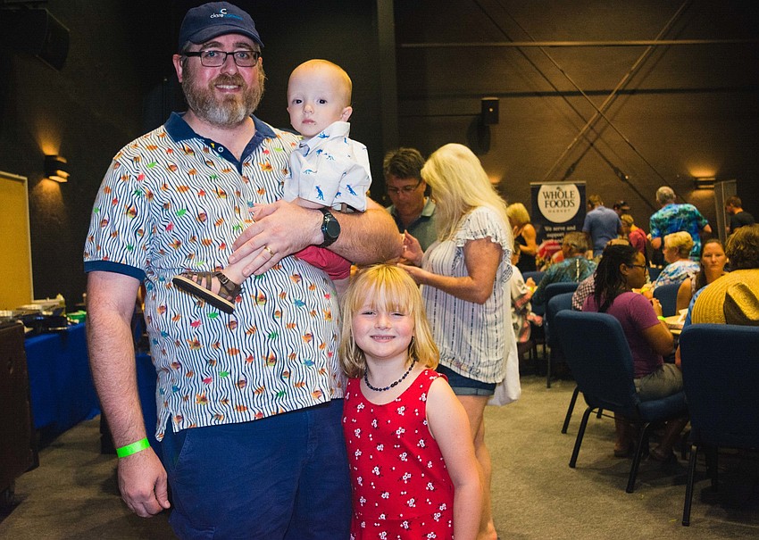 David, Logan and Tesla Johnson