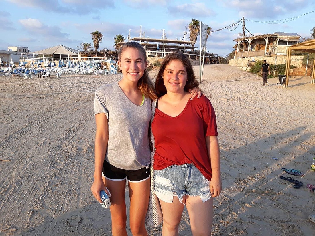 Natalie Mount was able to visit with her pen pal, Lia Silber, in Tel Mond, Israel.