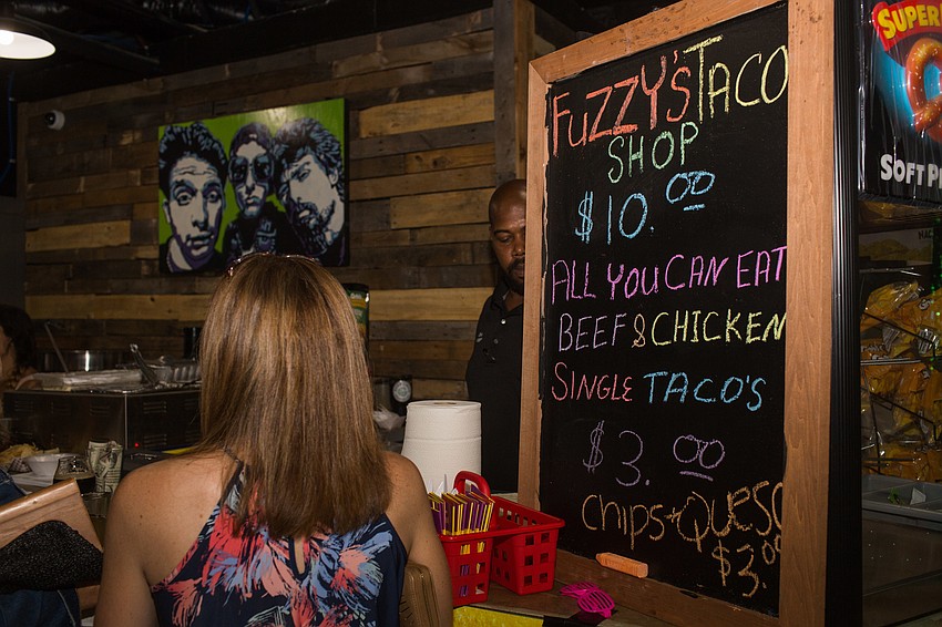 Fuzzy's Taco Shop catered all you can eat tacos and donated a portion of the profits to Cheers for Charity.