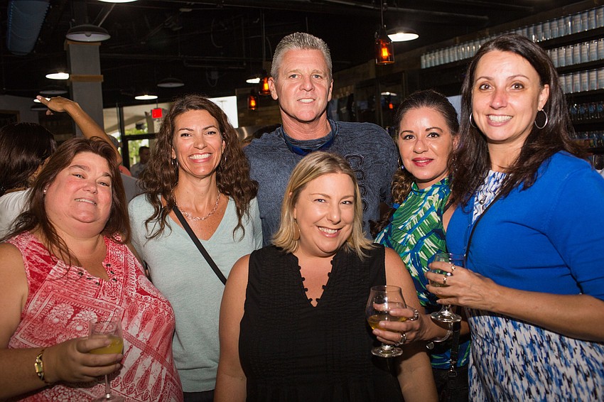 Linda Taylor, Nikki Carlock, Mark Reinfandt, Jill McGarry, Kerri Comstock and Michele Gardner