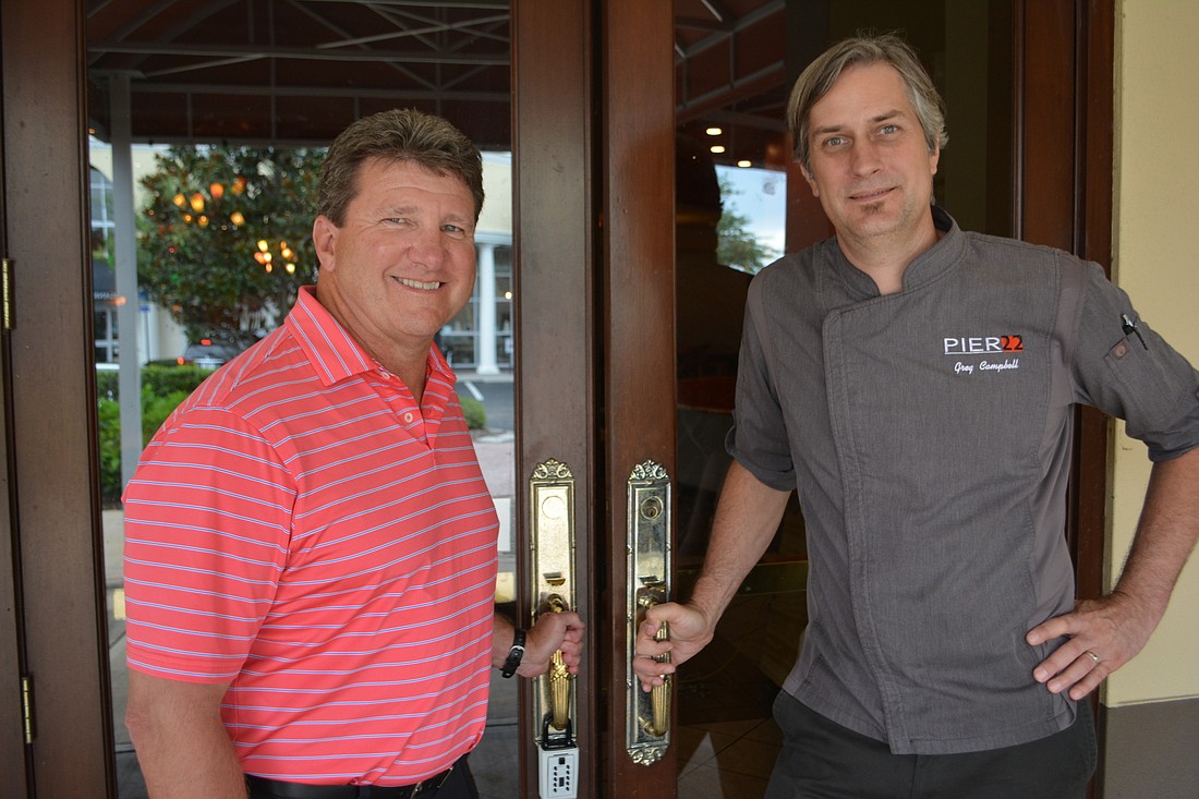 Owner Hugh Miller and General Manager and Executive Chef Greg Campbell say the "Grove" will bring a unique dining experience to Main Street at Lakewood Ranch.