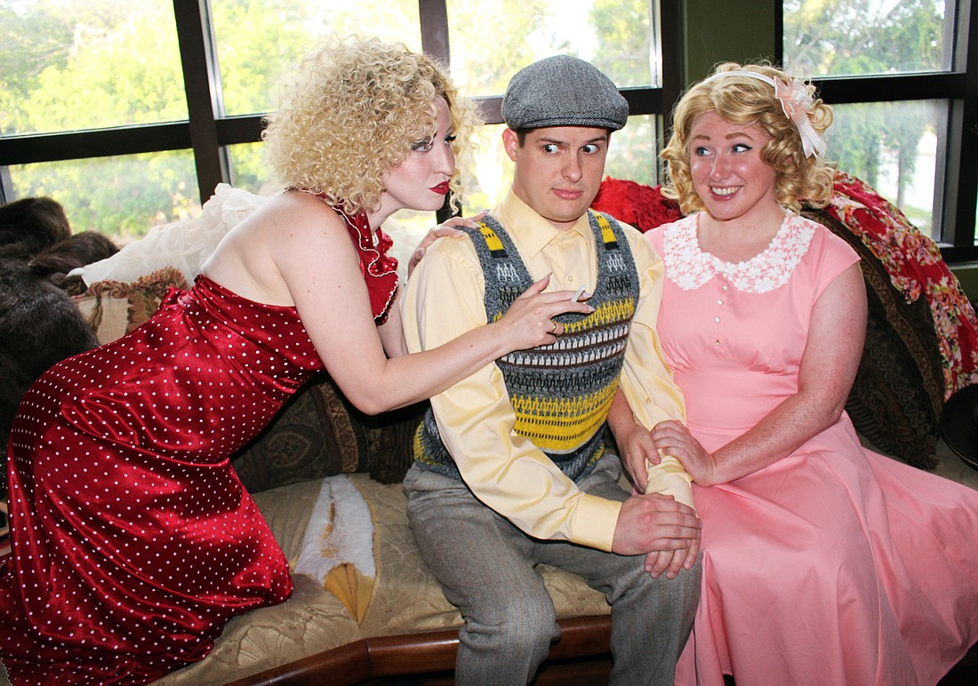 Vera Samuels and Jason and Caitlin Ellis star in Random Actsâ€™ production of â€œReefer Madness: The Musical." Courtesy photo