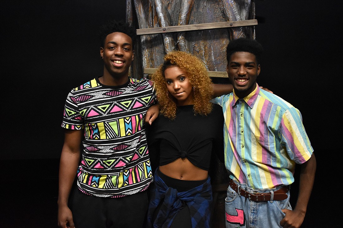 Performers Joshua Thompson, Topaz Von Wood and Derric Gobourne Jr. credit WBTT for putting them on the path to a professional career. Photo by Niki Kottmann
