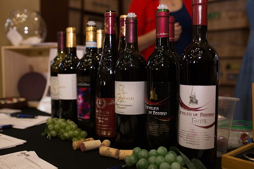 PRP Wine International brought wine samples.