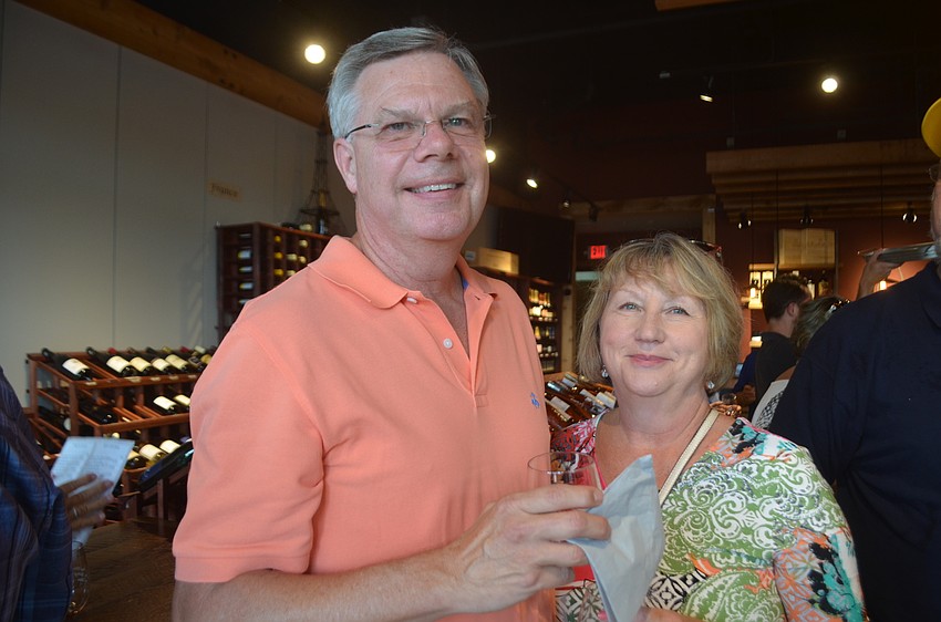 Indigo's Clay and Ann Shimeall said Wine Walk Wednesday made for a perfect date night.