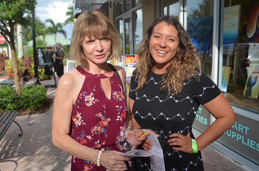 Sarasota's Kathy LaPietria and Lakewood Ranch's Claudia LaPietria enjoy a mother-daughter night.