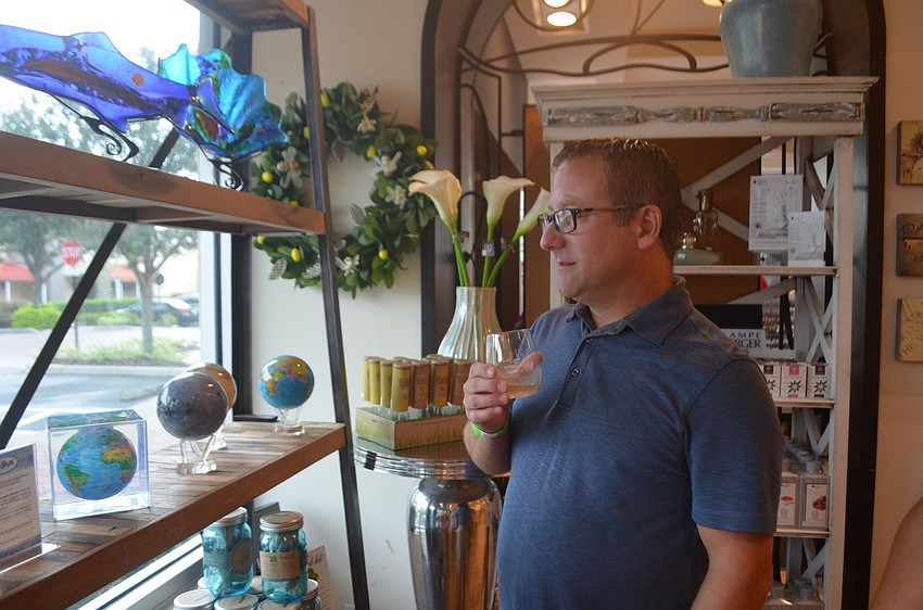 Heritage Harbor's Michael Carlisle says he wasn't aware of Wish before Wine Walk Wednesday.