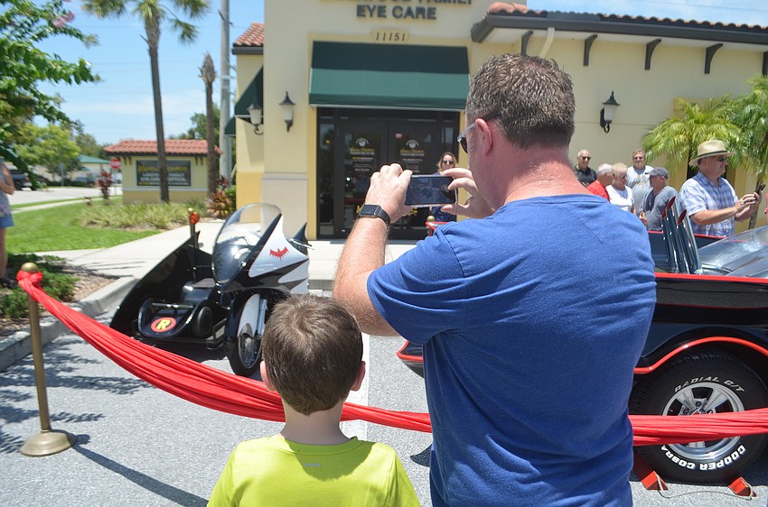 Greenbrook's Gareth Davies and his son Kyle Davies,7, both share a love for their favorite superhero.