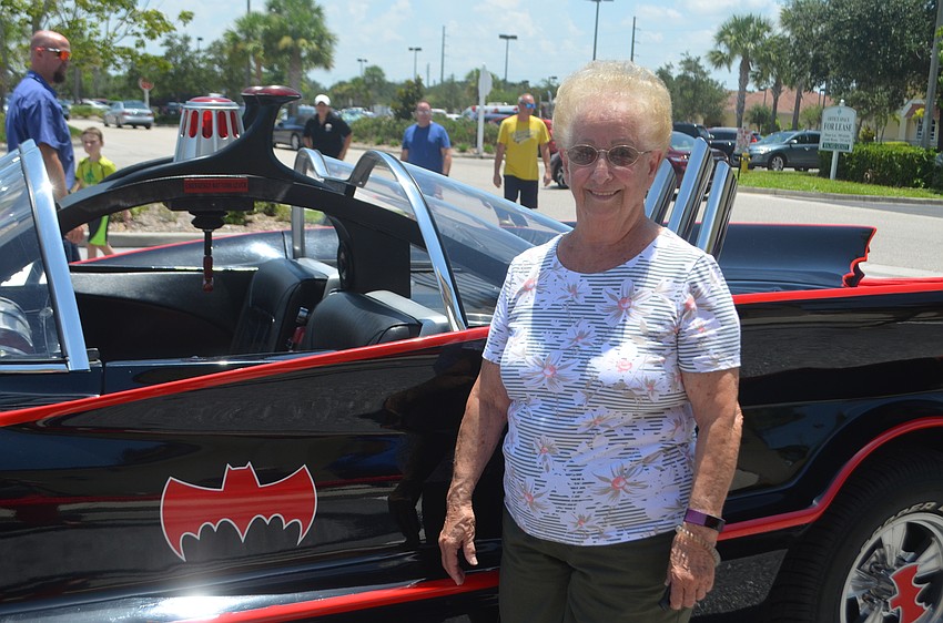 Sarasota's Connie Bartoszek came because her son, Rich Bartoszek, loves Batman.