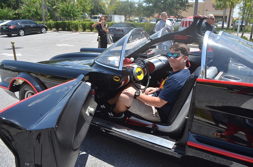 Matthew Bartoszek, 17, said he was afraid to touch anything in the Batmobile because it was so cool.