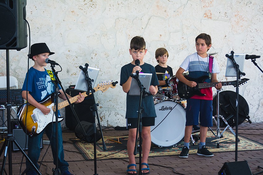 Musicians from EveryOneRocks perform during the festival.