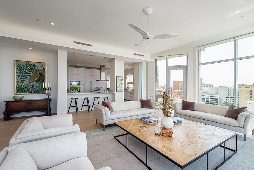 The Jewel unit takes up the entire 10th floor of the 18-story condominium.