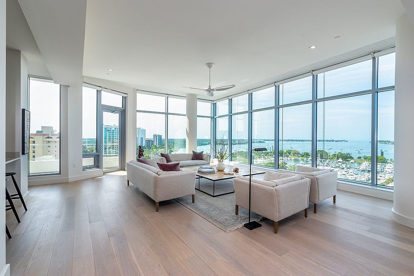 The Jewel unit takes up the entire 10th floor of the 18-story condominium.