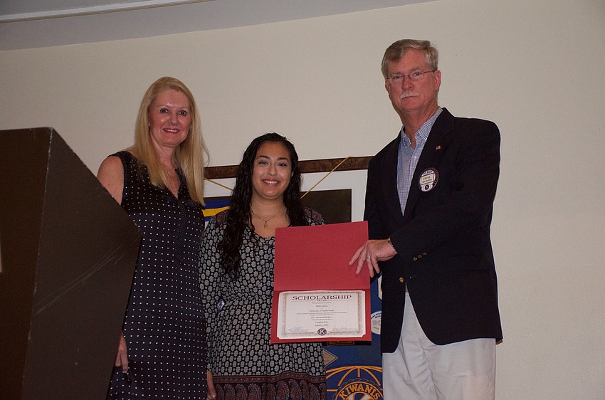 Belen Garcia joins Susan Phillips and Steve Branham on stage.