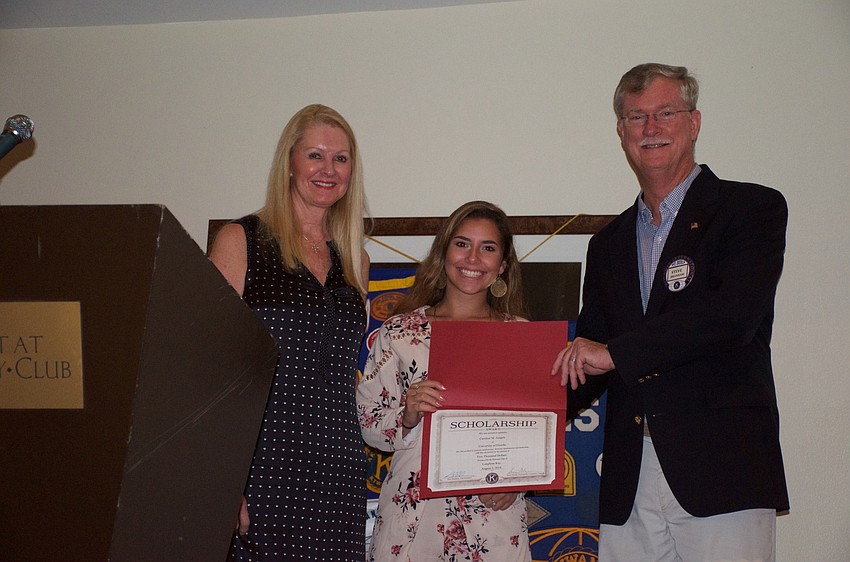 Caroline Jungels joins Susan Phillips and Steve Branham on stage.