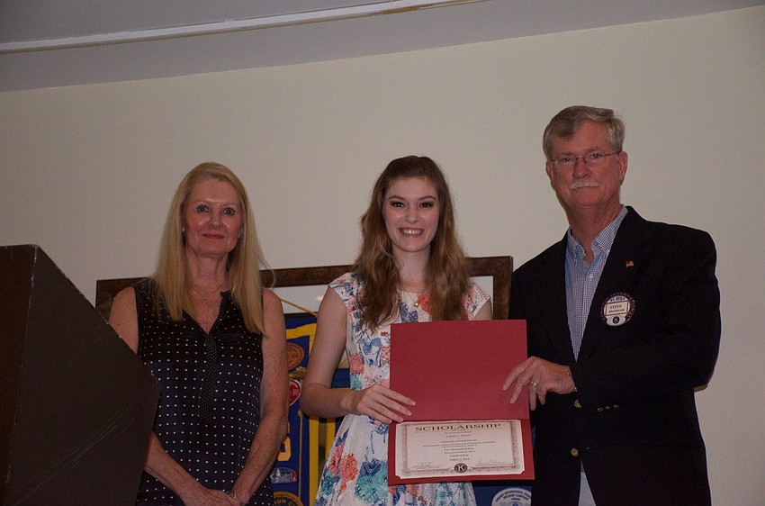 Isabelle Starmer joins Susan Phillips and Steve Branham on stage.