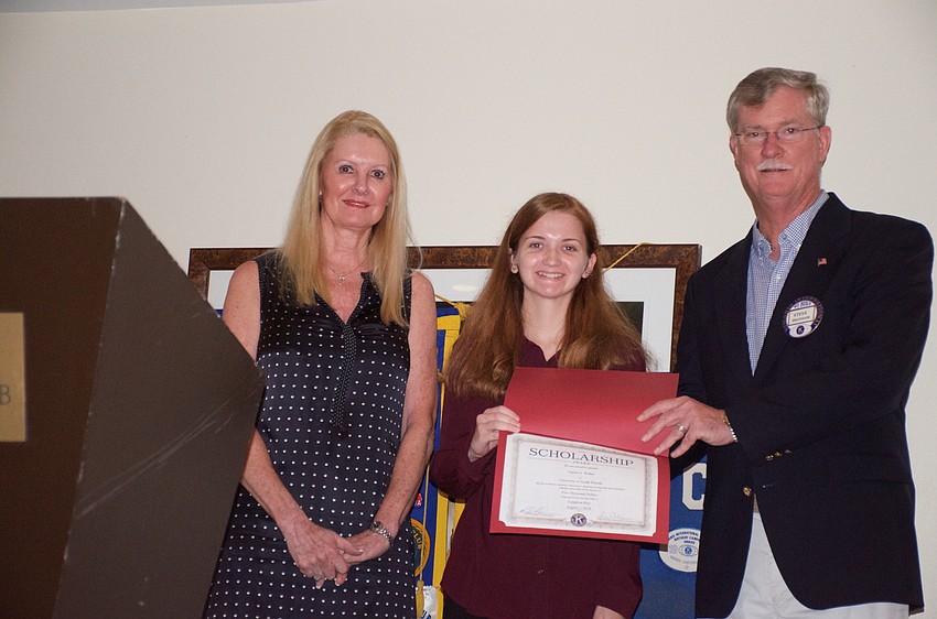 Taylor Walter joins Susan Phillips and Steve Branham on stage.