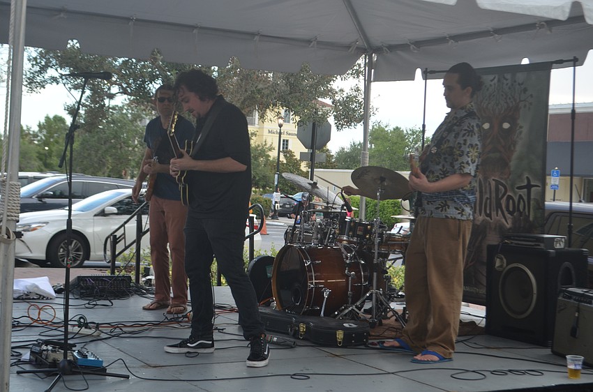 Wild Roots plays at the event, which benefited the Siesta Key Kiwanis Club.