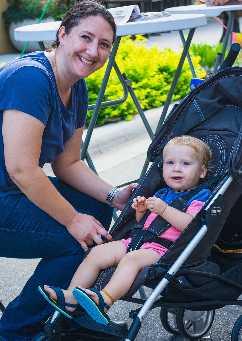 Michelle Iverson participates in the event for the second year in a row with her son, Vance.