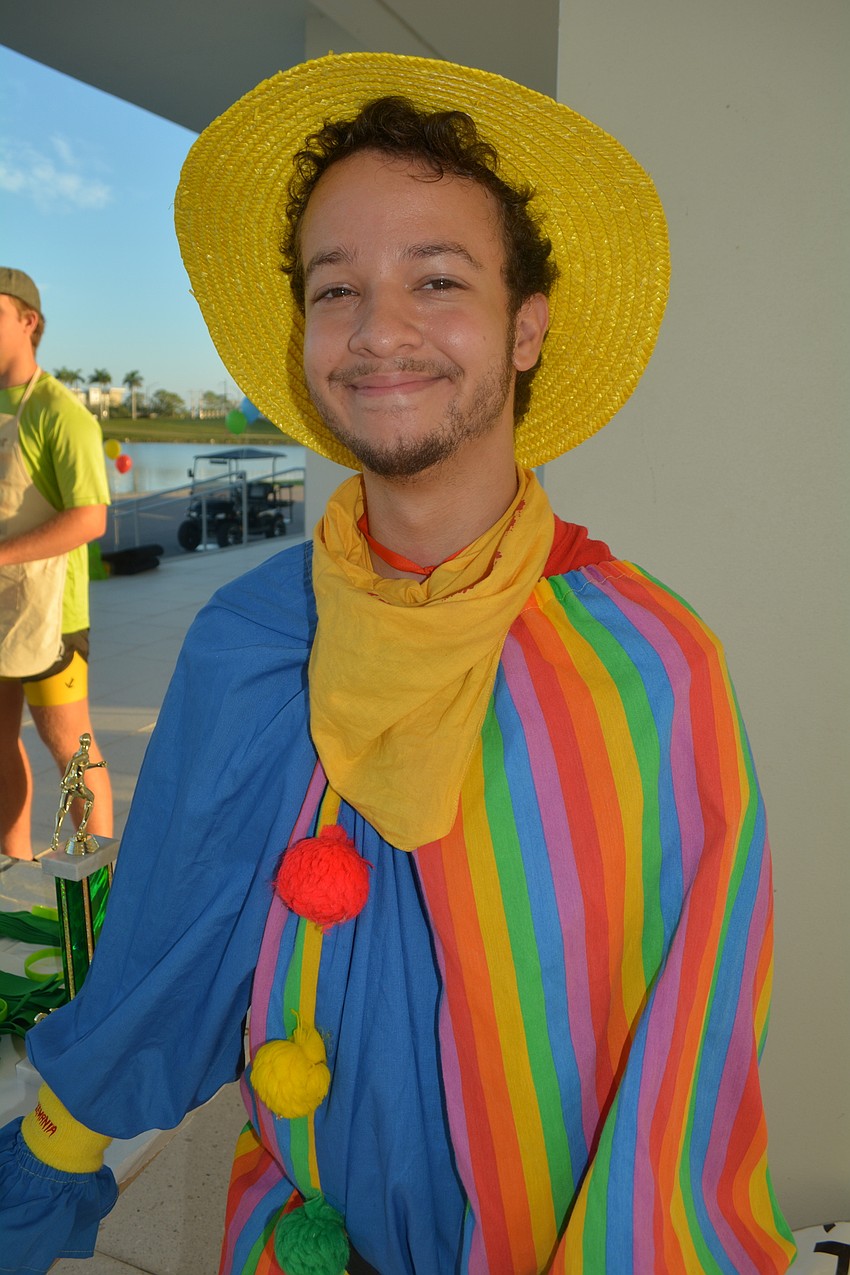 Emmett White, 19, volunteers for the event every year.