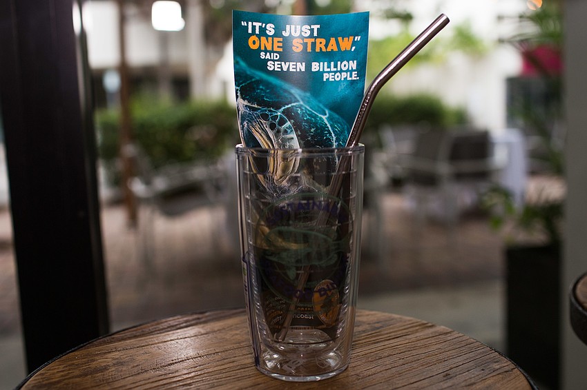 Guests were given a Turvis tumbler and a metal straw.