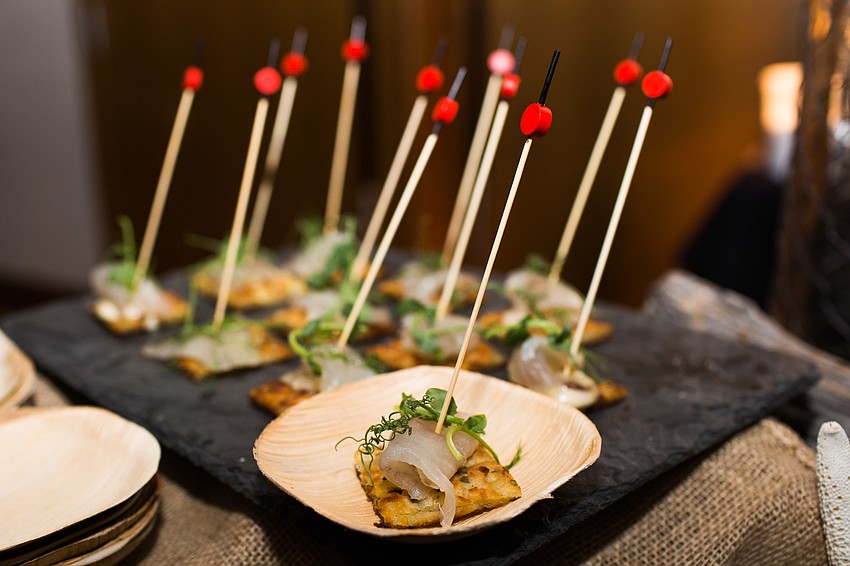 Jack Dusty served a Siesta Key Rum curved Tripetail.