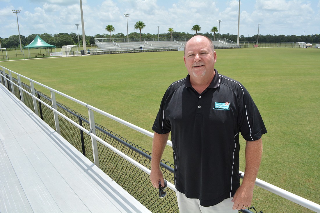 Sean Walters, senior manager for the Bradenton Area Sports Commission, says future improvements at Premier could eventually include more bleachers or other modifications to the stadium. Those plans are not yet under way.