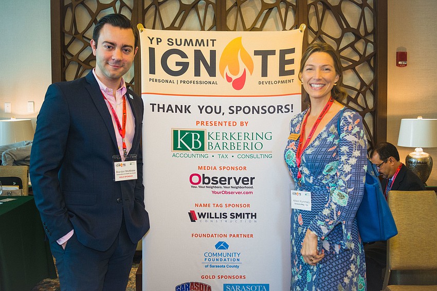 Brandon McCallister and Allison Kummery