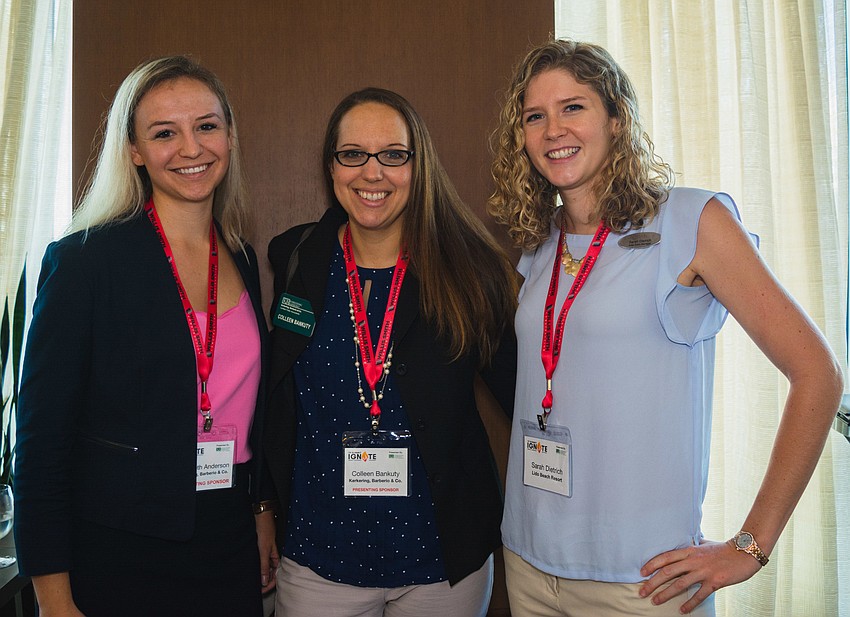 Elisabeth Anderson, Colleen Bankuty and Sarah Dietrich