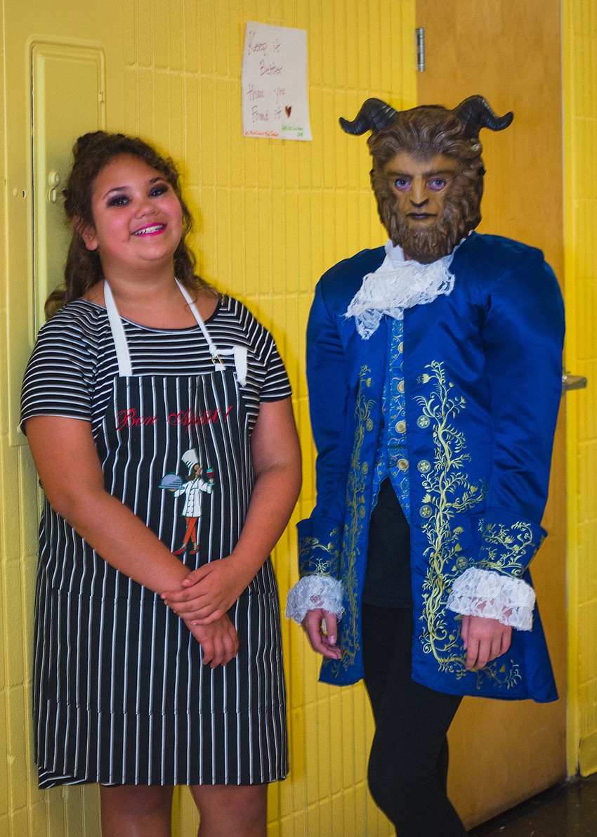 Morgan and Shayla play Bella and the Beast.